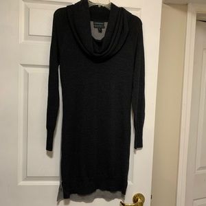 Cynthia Rowley cowl neck Merino wool dress